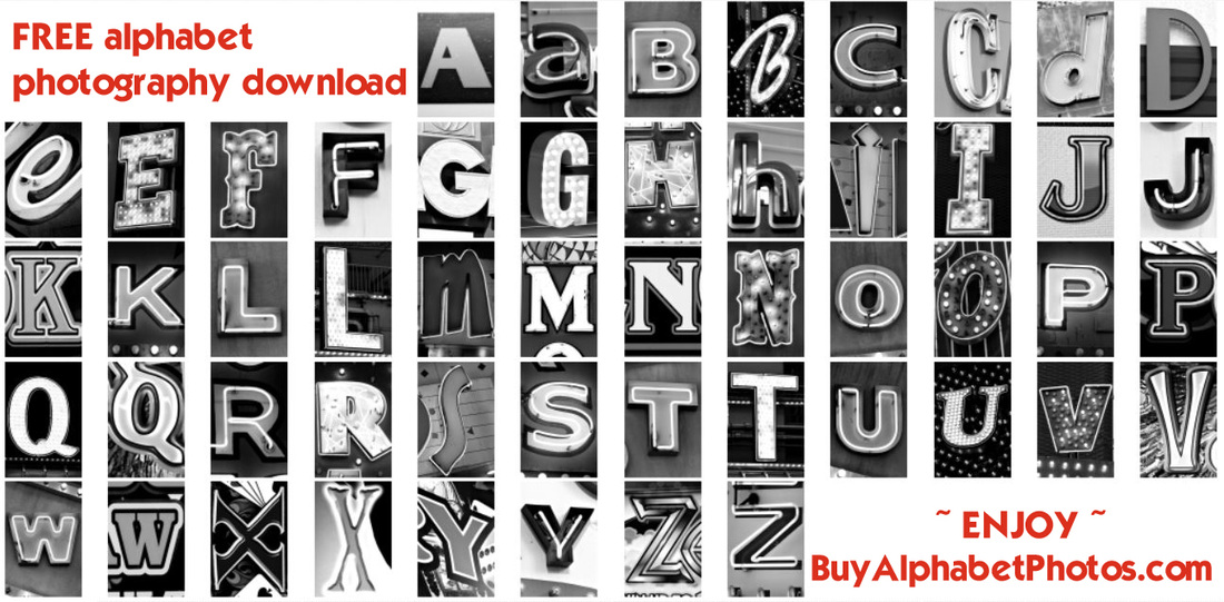Free alphabet photography letters download free